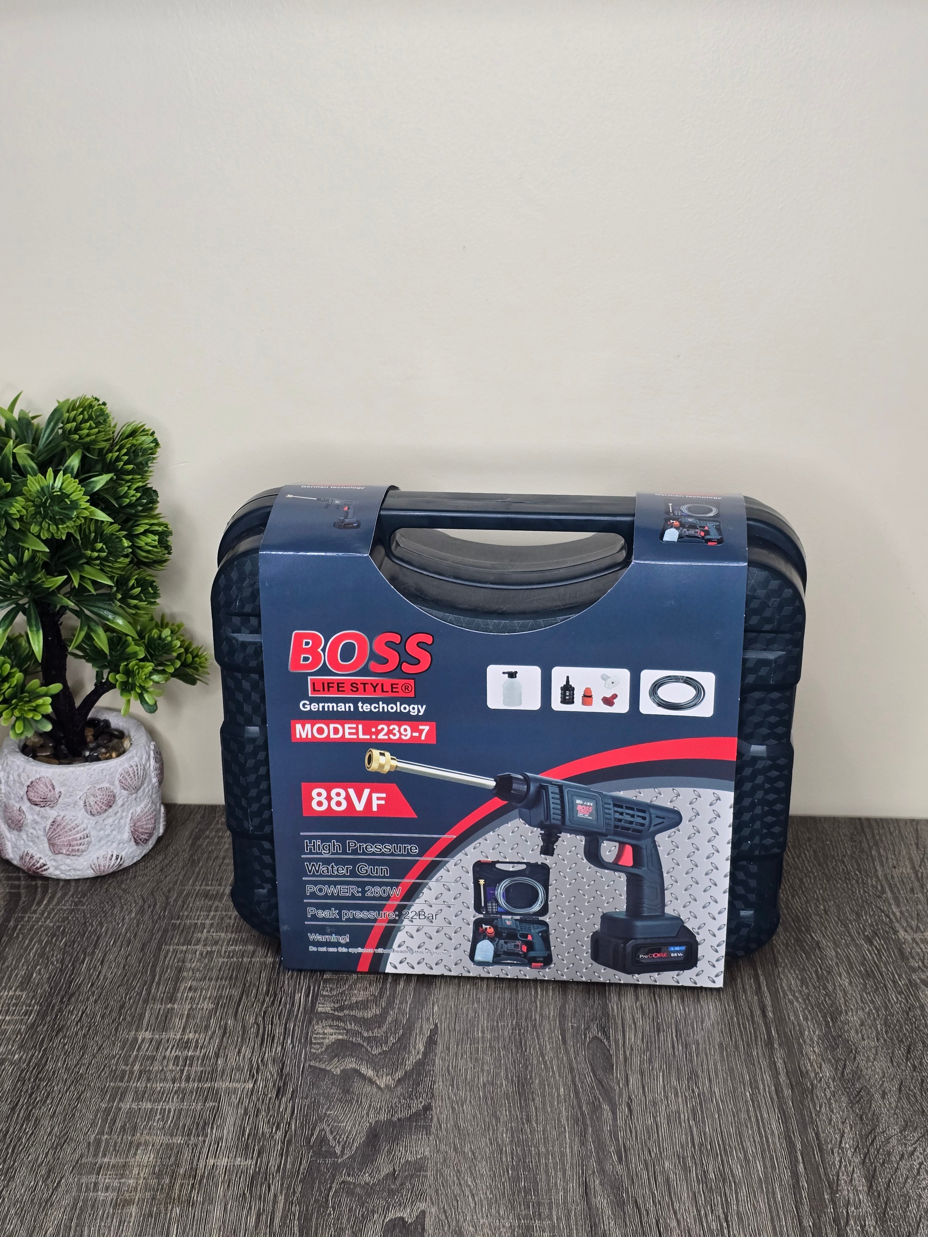 Automatic Cordless Wireless Car Wash Spray Gun High Pressure 48v